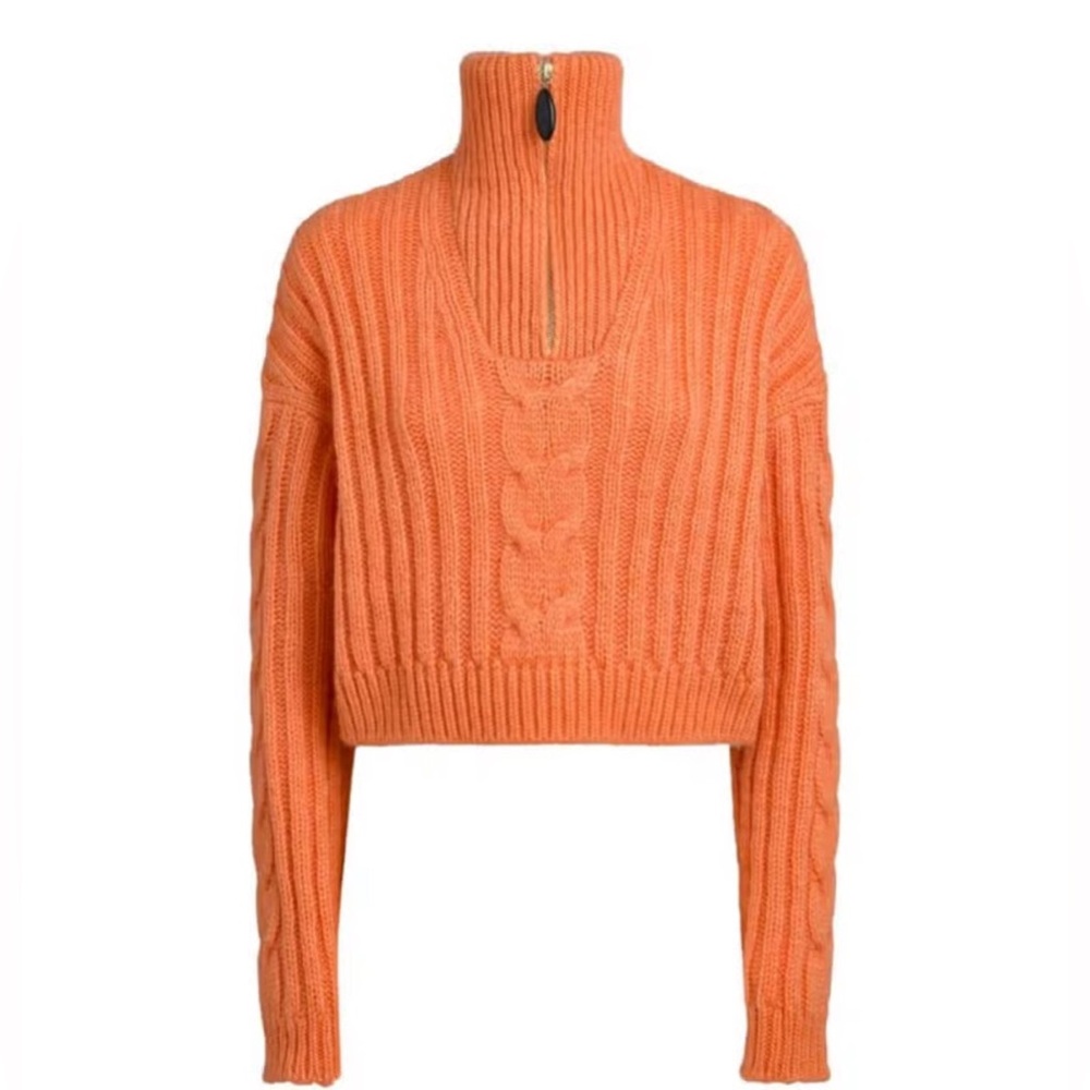 NWOT NANUSHKA Eria Pullover in Coral size XS never worn never washed - Picture 2 of 11